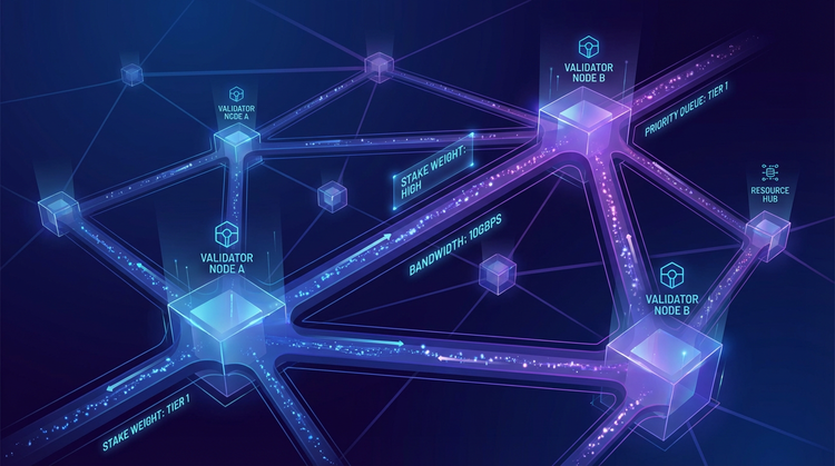 Stake-Weighted QoS: How Solana Prioritizes Validator Traffic